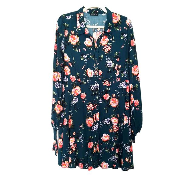 Cotton On Boho Floral Dress - L - Picture 1 of 6